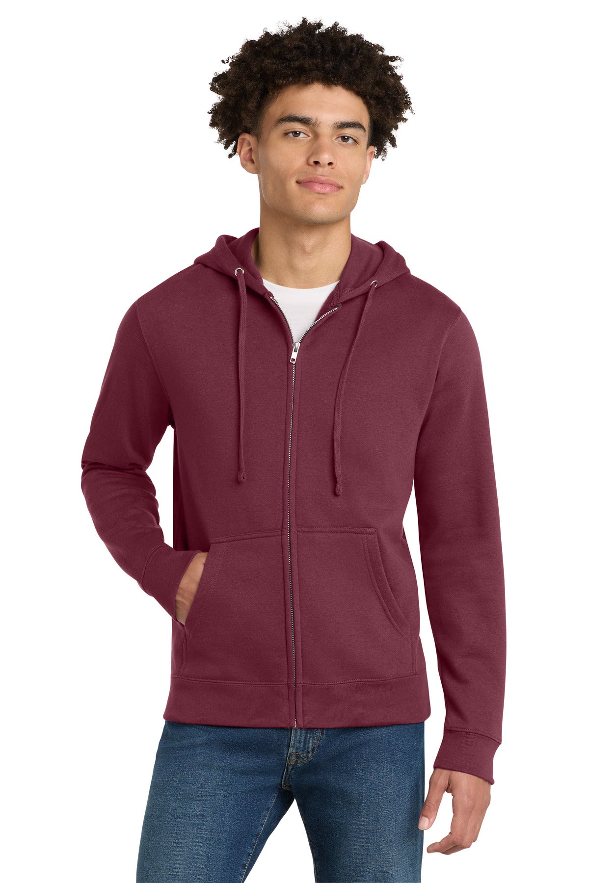 District® V.I.T.™Fleece Full-Zip Hoodie DT6102