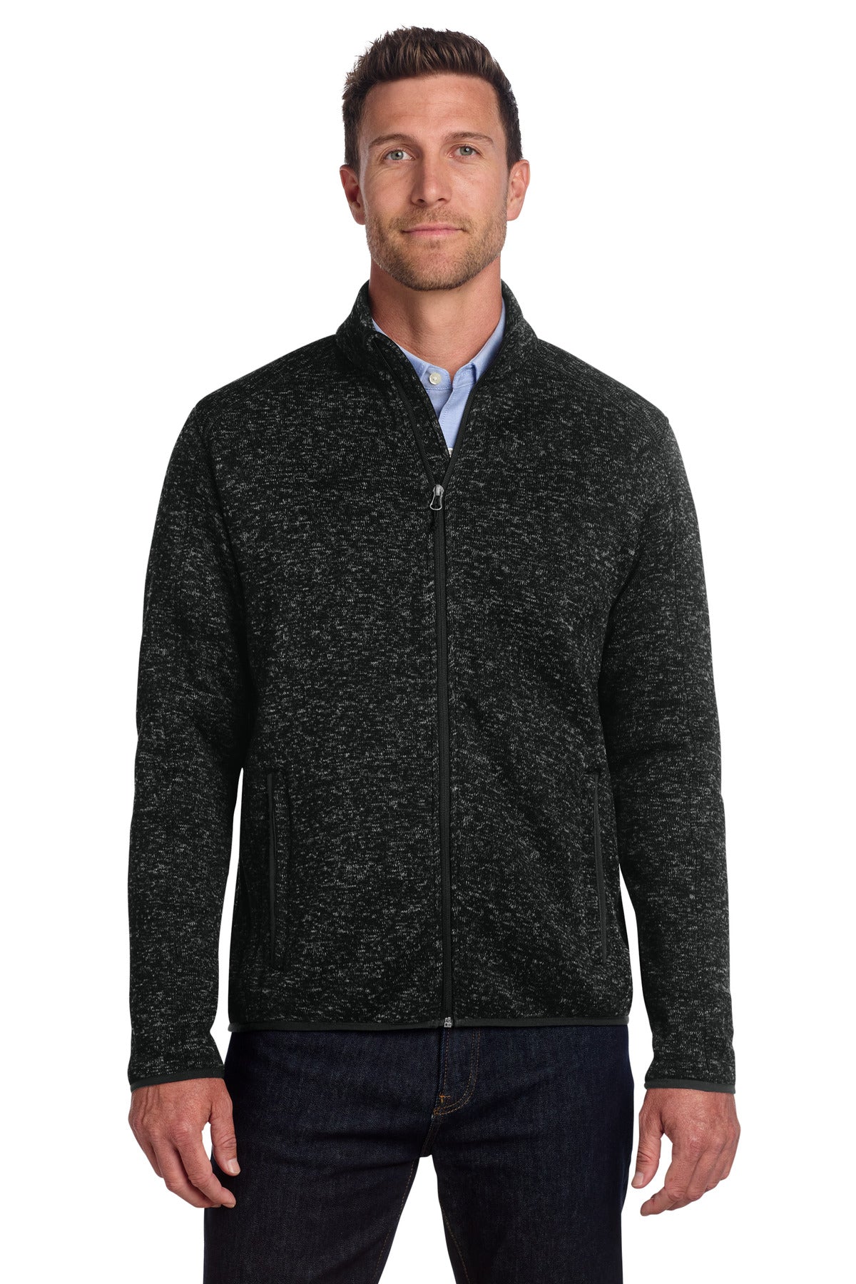 Port Authority® Sweater Fleece Jacket. F232