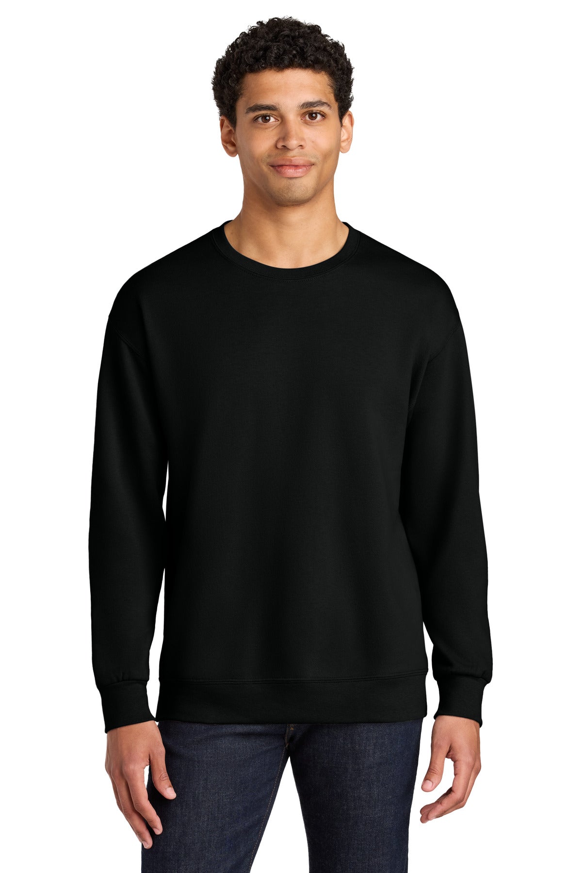 Jerzees Ultimate™ Unisex CVC Ring Spun Crewneck Sweatshirt IC48M