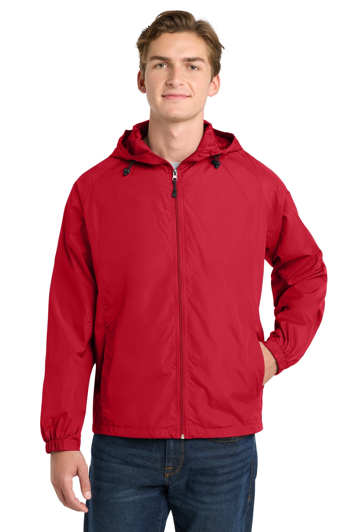 Sport-Tek® Hooded Raglan Jacket. JST73