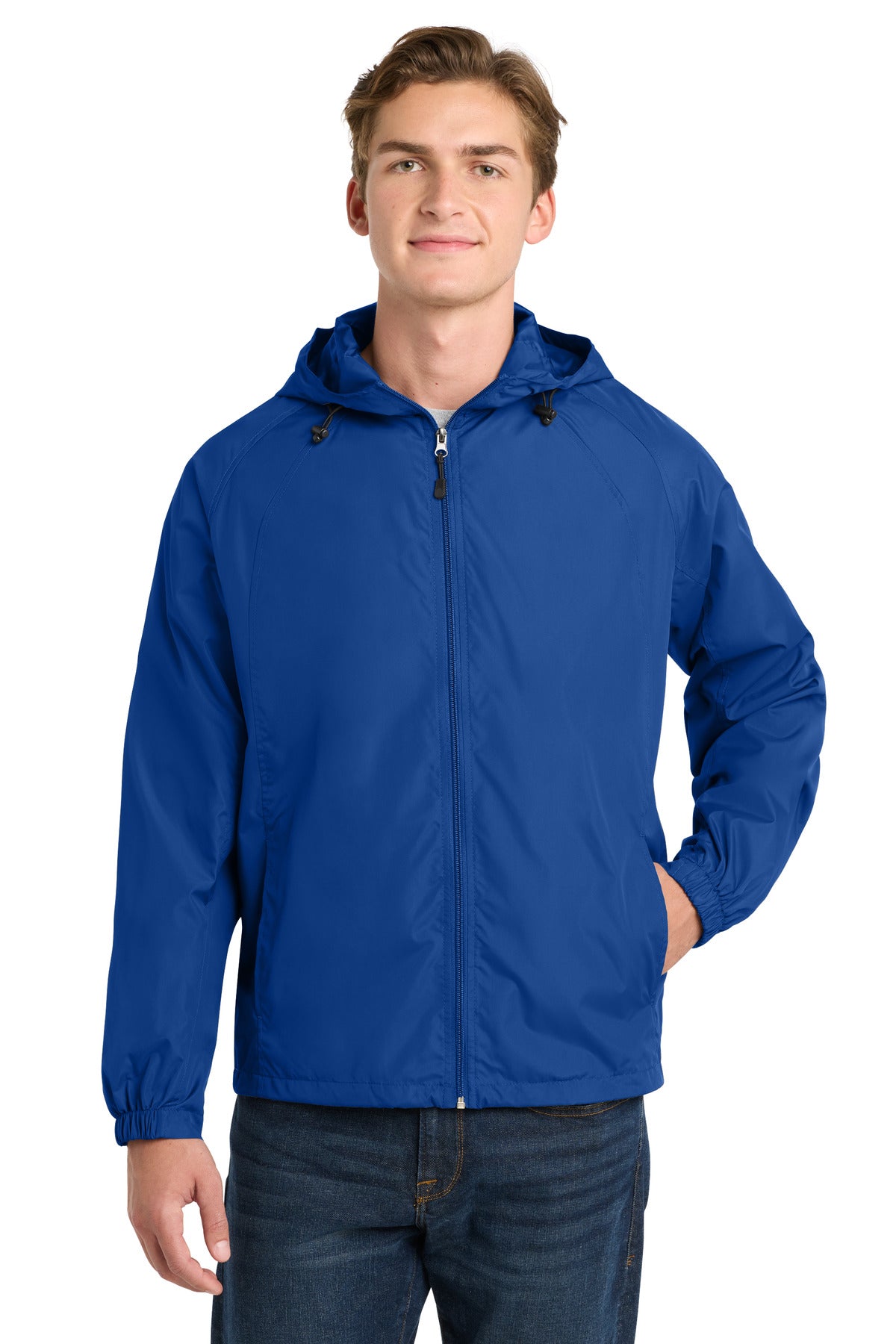 Sport-Tek® Hooded Raglan Jacket. JST73