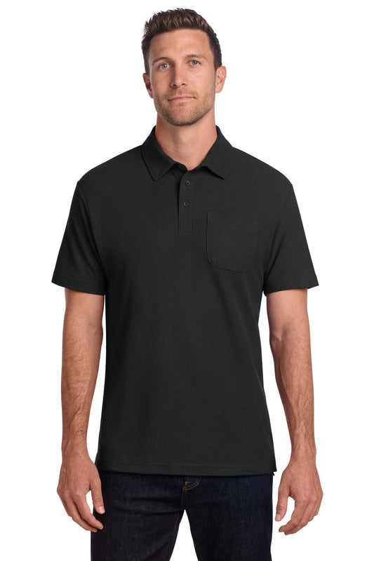 Port Authority® C-FREE® Cotton Blend Pique Pocket Polo K868