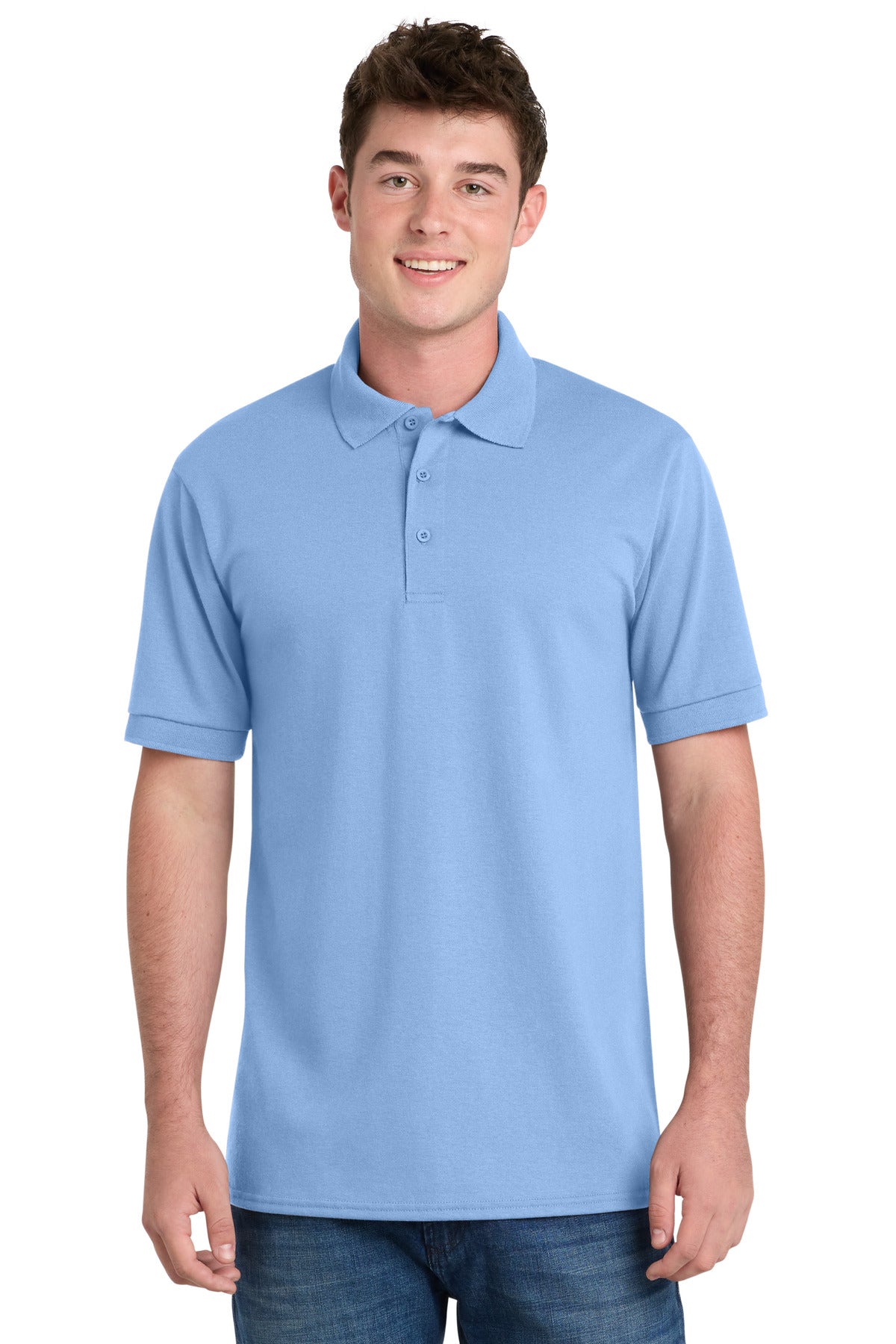 Port & Co™ Core Blend Jersey Knit Polo. KP55