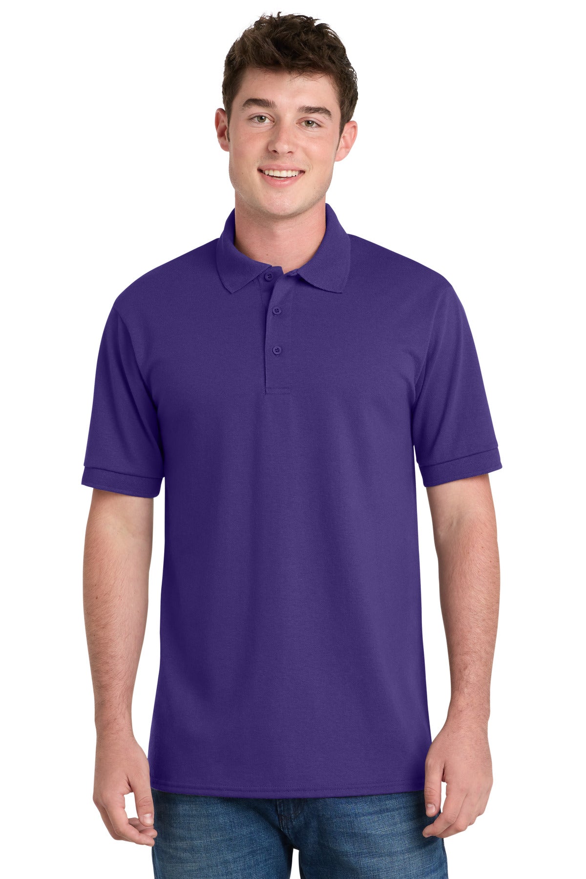 Port & Co™ Core Blend Jersey Knit Polo. KP55