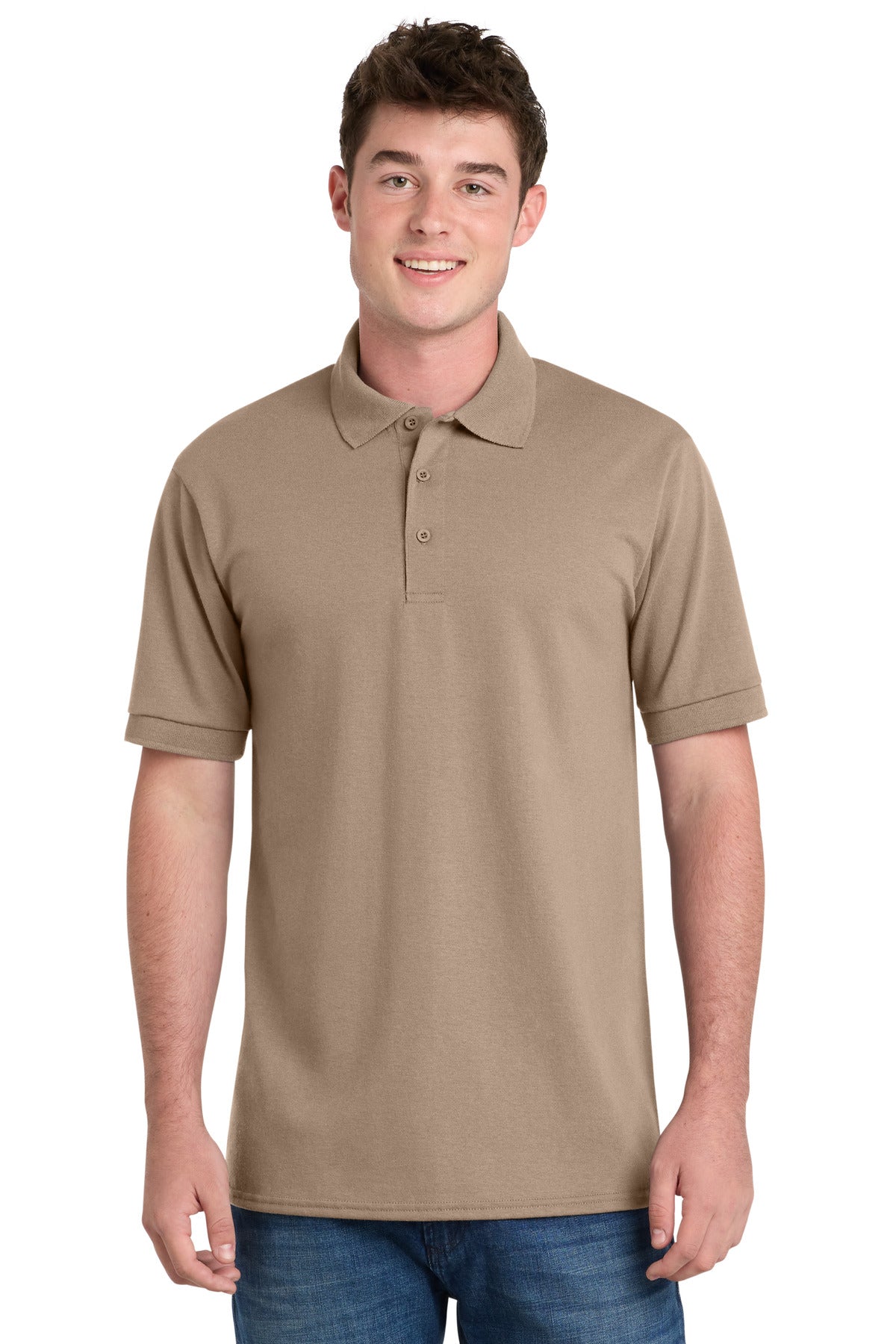 Port & Co™ Core Blend Jersey Knit Polo. KP55