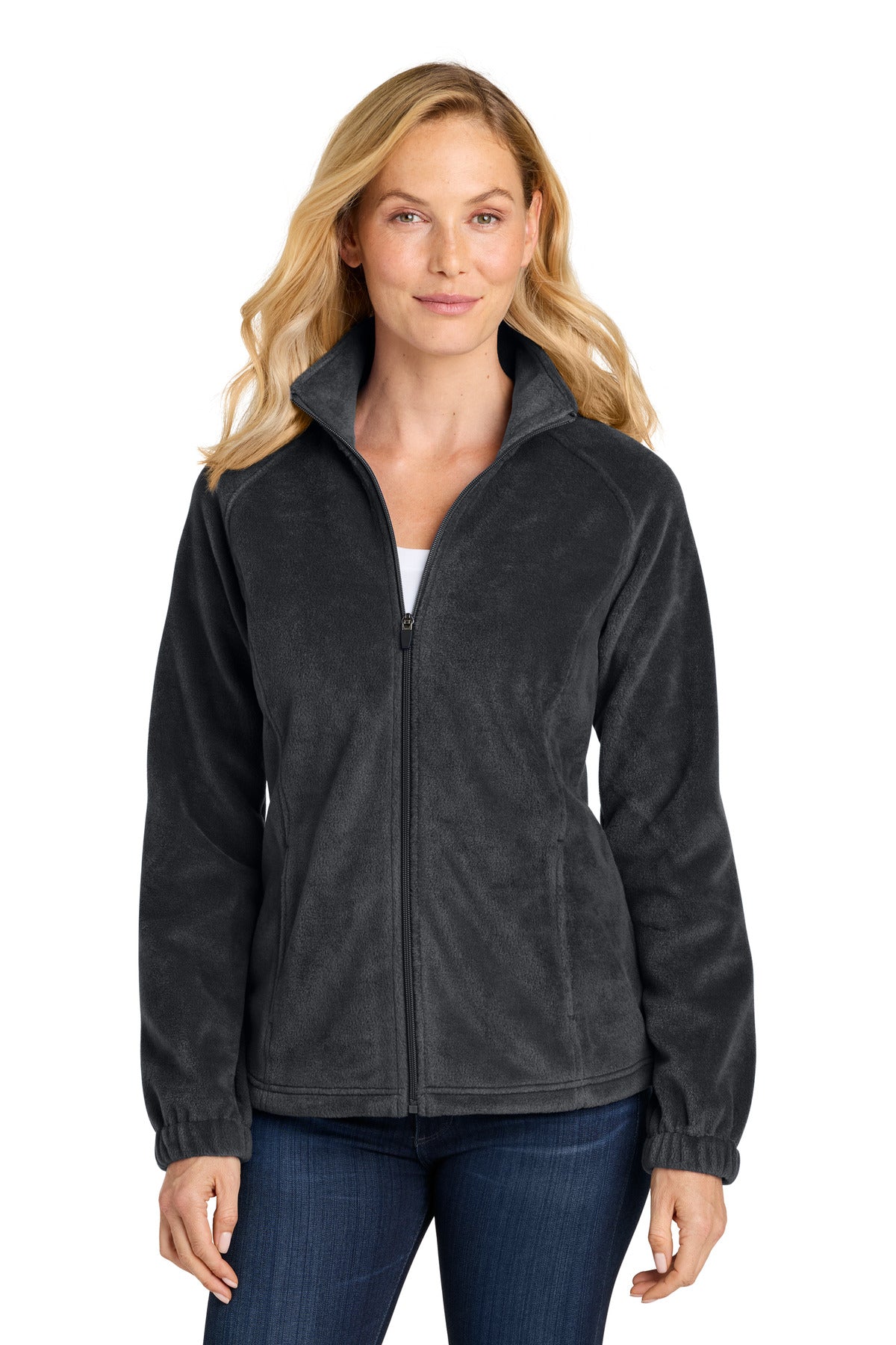 Port Authority® Women's Plush Fleece Full-Zip Jacket L190