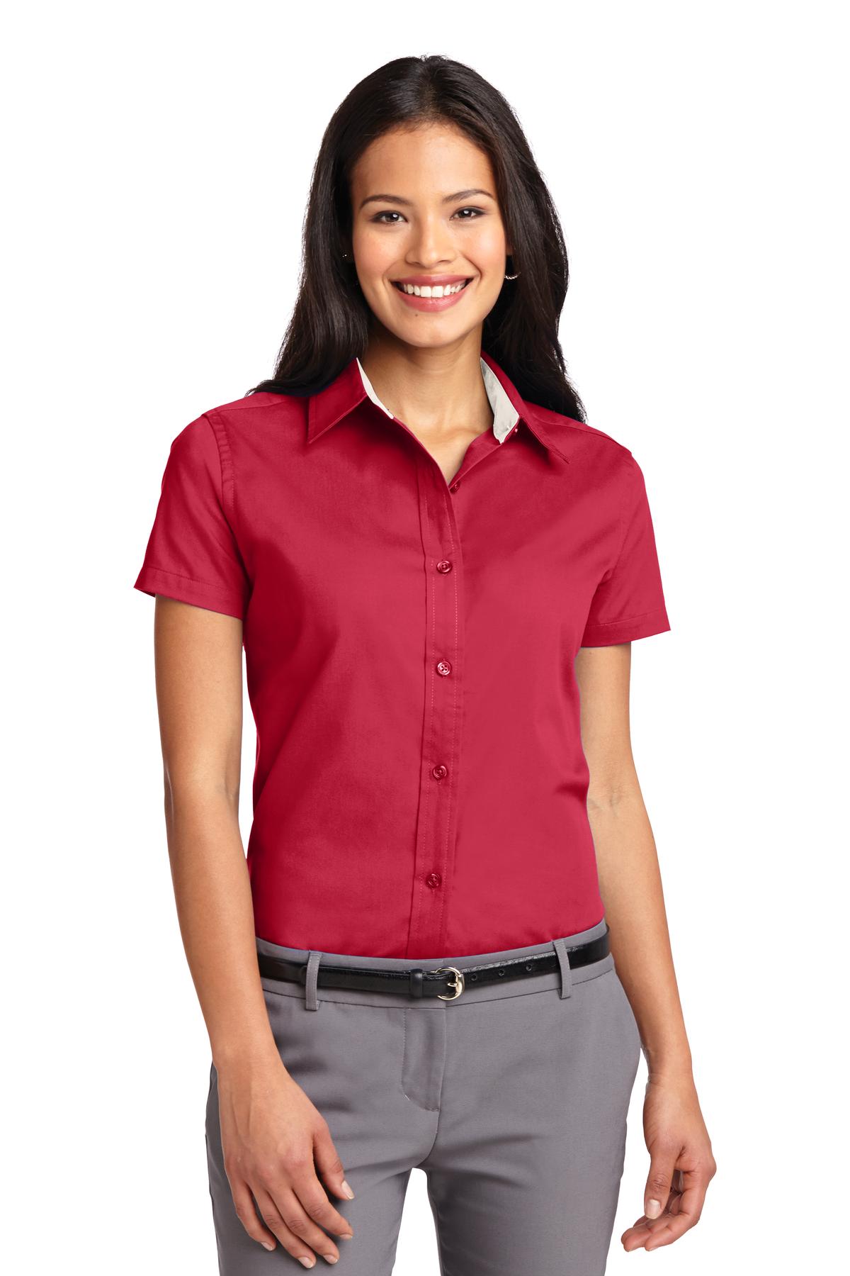 Port Authority® Women's Short Sleeve Easy Care  Shirt.  L508