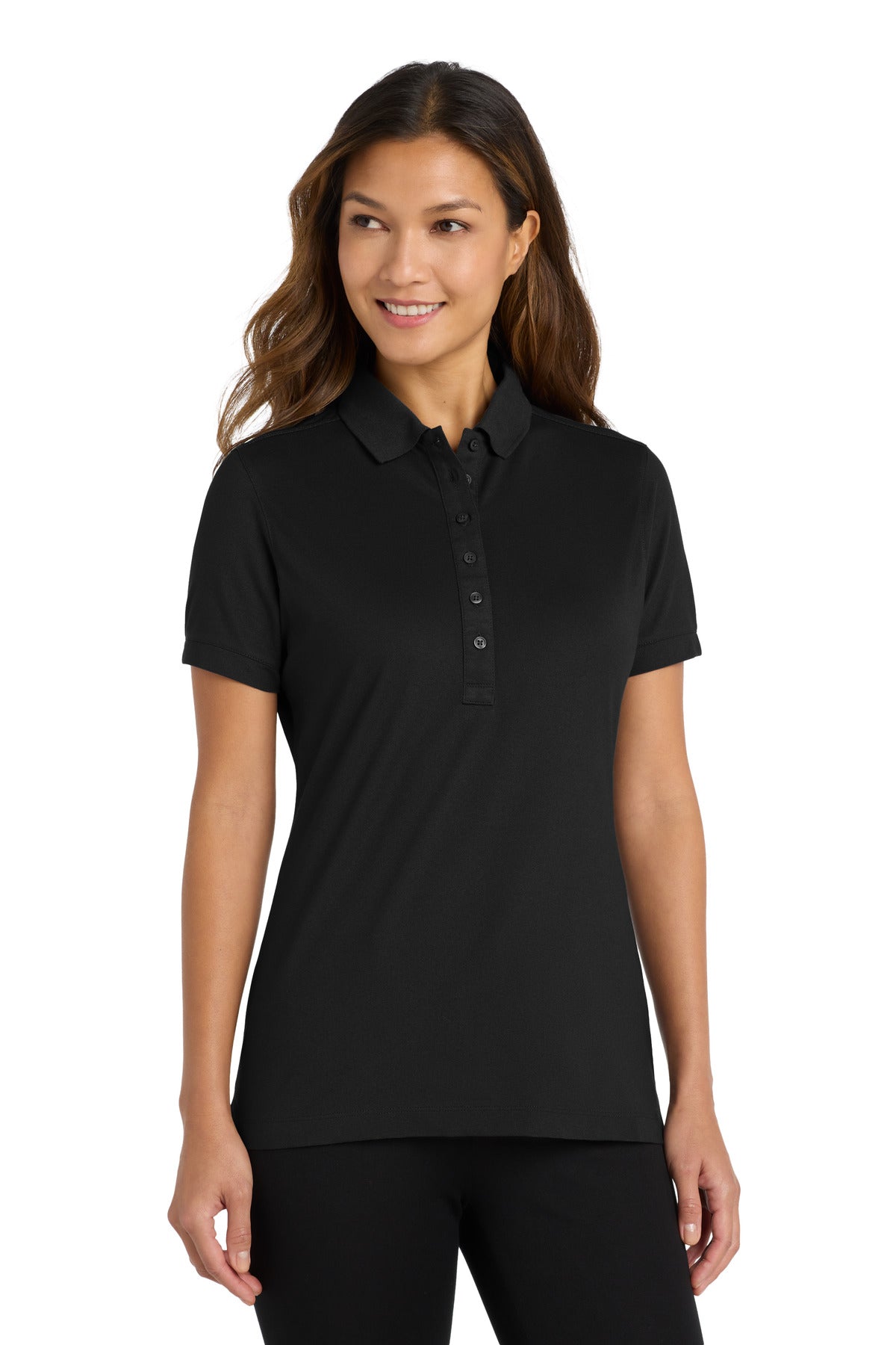 Port Authority® Women's Stretch Pique Polo. L555