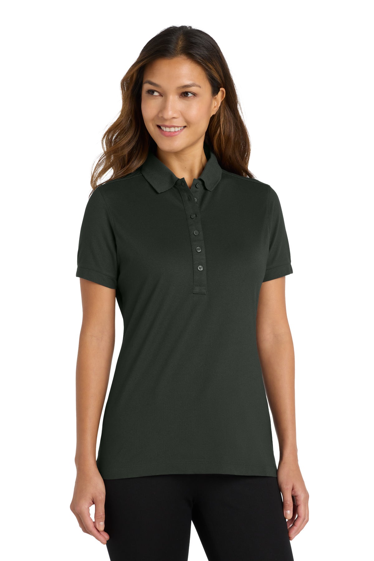 Port Authority® Women's Stretch Pique Polo. L555