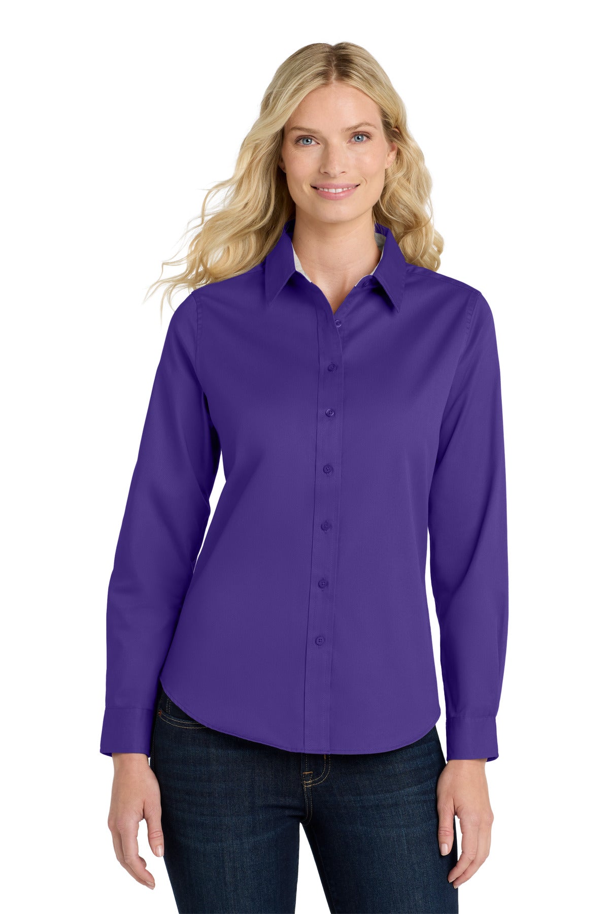 Port Authority® Women's Long Sleeve Easy Care Shirt.  L608