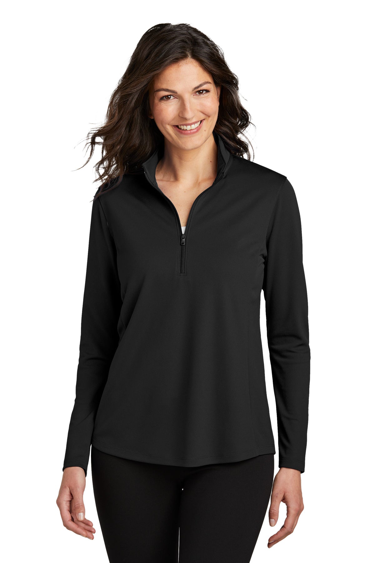 Port Authority® Women's Dry Zone® UV Micro-Mesh 1/4-Zip LK112