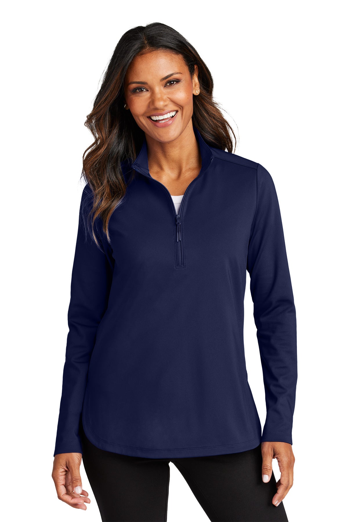 Port Authority® Women's C-FREE® Double Knit 1/4-Zip LK880