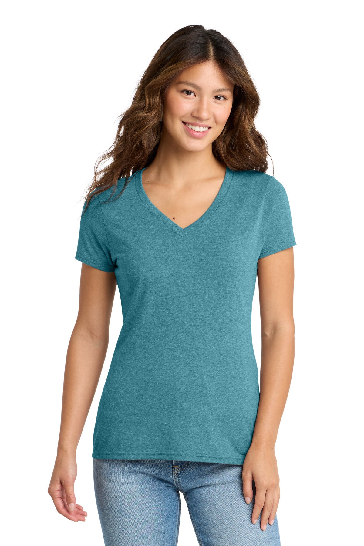 Port & Co™ Women's Tri-Blend V-Neck Tee. LPC330V