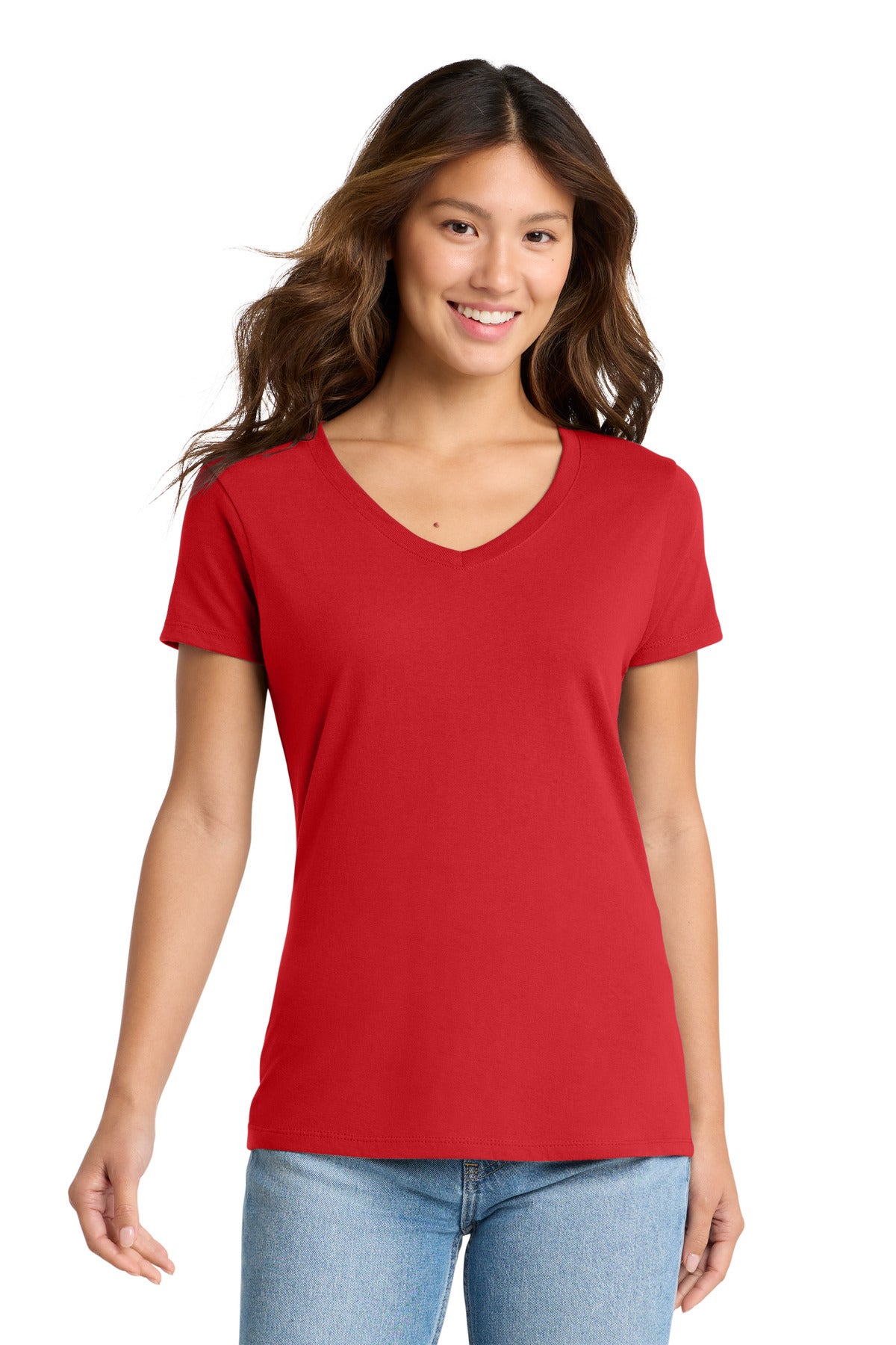 Port & Co™ Women's Fan Favorite V-Neck Tee. LPC450V