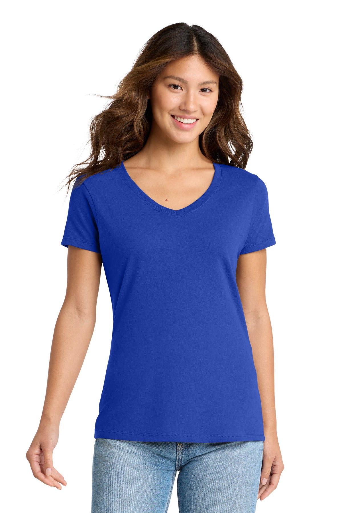 Port & Co™ Women's Fan Favorite V-Neck Tee. LPC450V