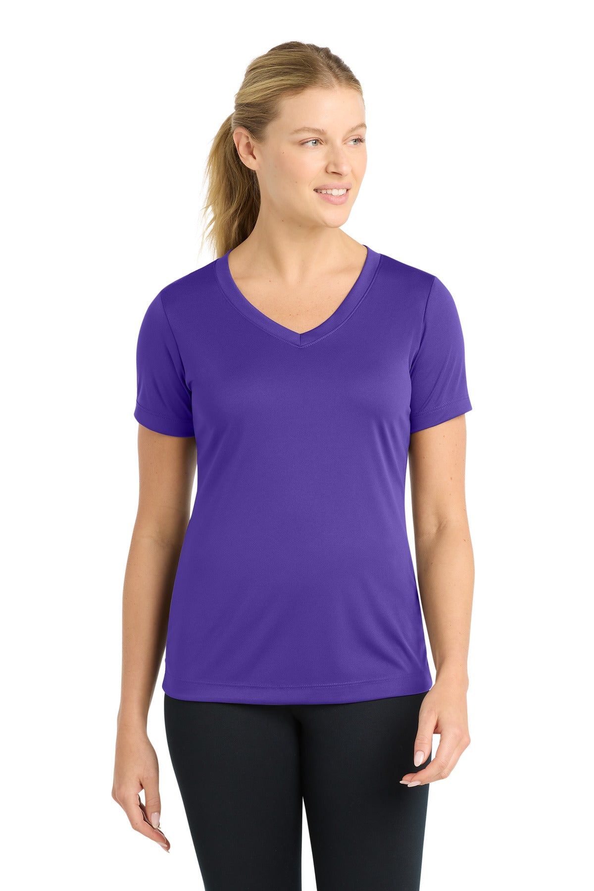 Sport-Tek® Women's PosiCharge® Competitor™ V-Neck Tee. LST353
