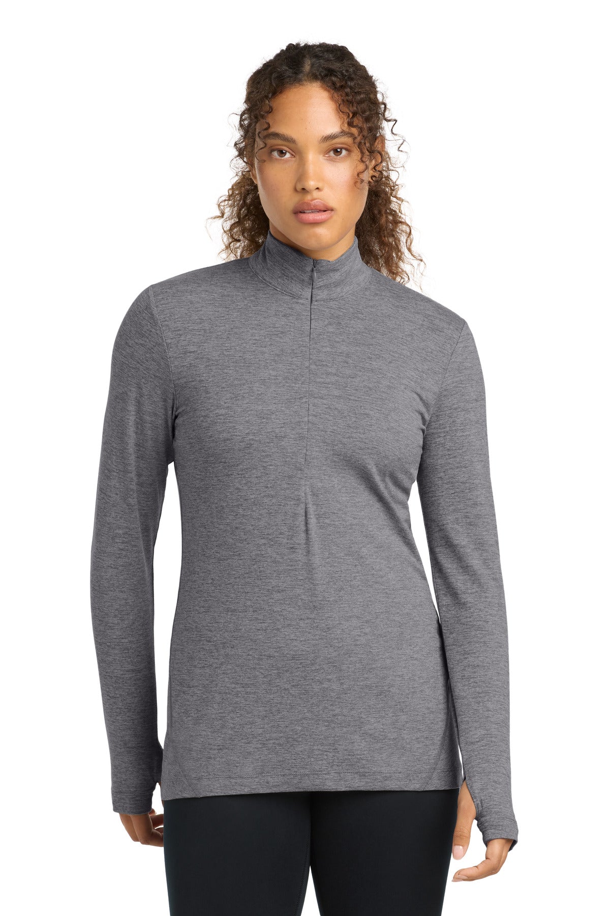 Sport-Tek® Women's Exchange 1.5 Long Sleeve 1/2-Zip LST711