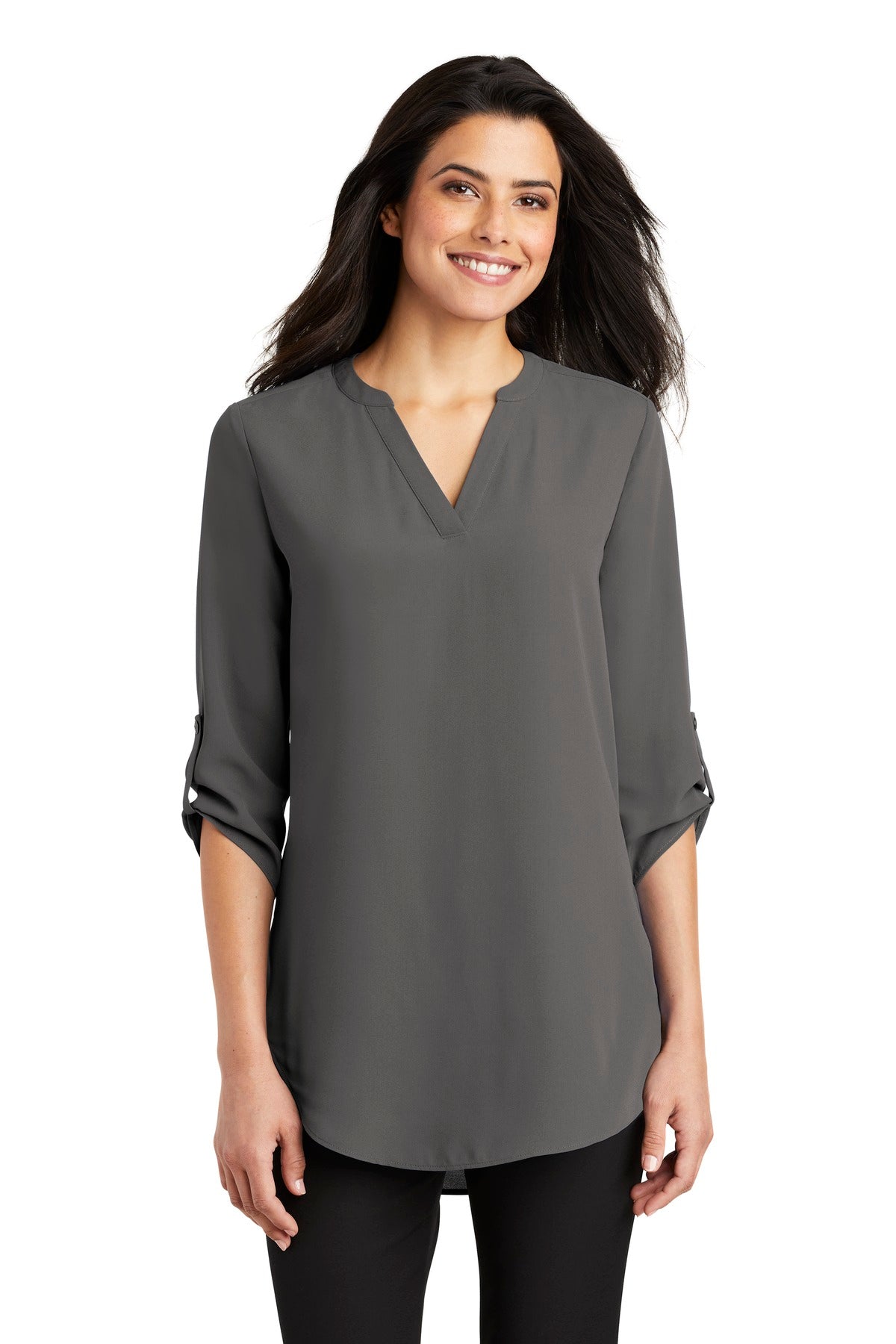 Port Authority® Women's 3/4-Sleeve Tunic Blouse. LW701