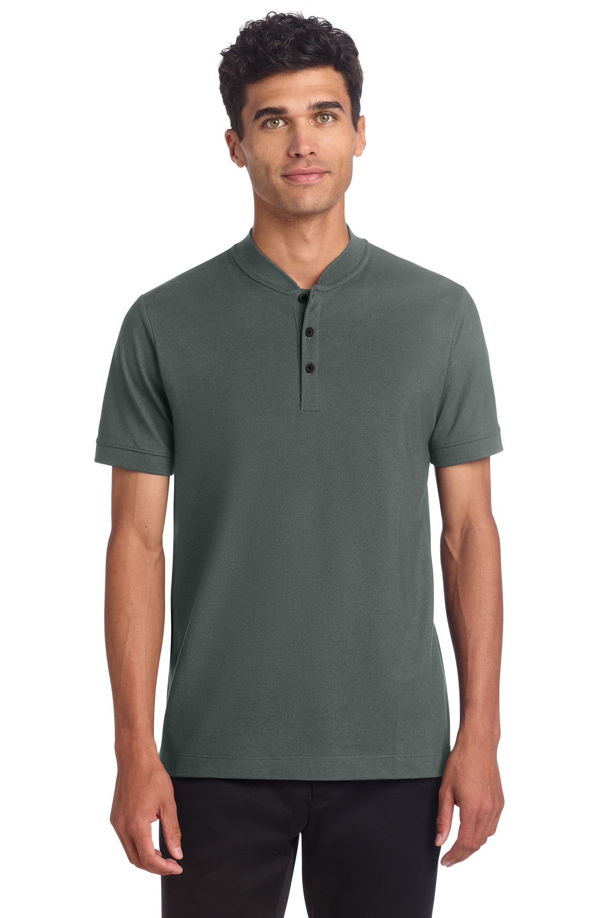 Mercer+Mettle® Stretch Pique Henley MM1008