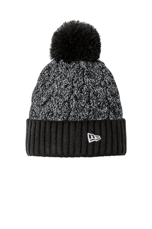 New Era® Marled Knit Pom Beanie NE910