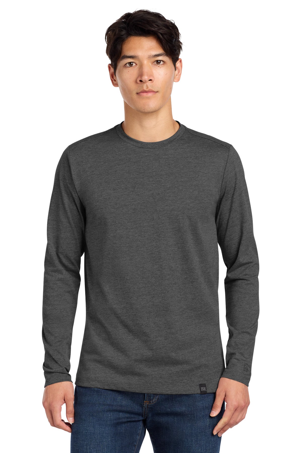 New Era ® Heritage Blend Long Sleeve Crew Tee. NEA102