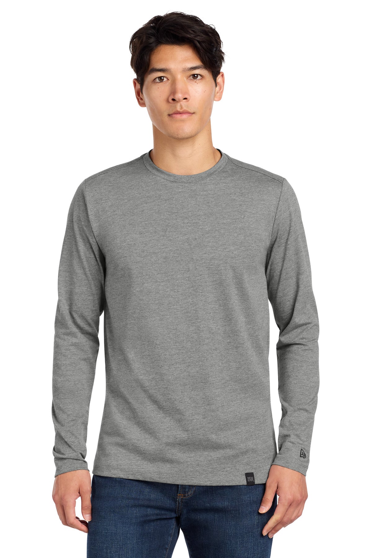 New Era ® Heritage Blend Long Sleeve Crew Tee. NEA102
