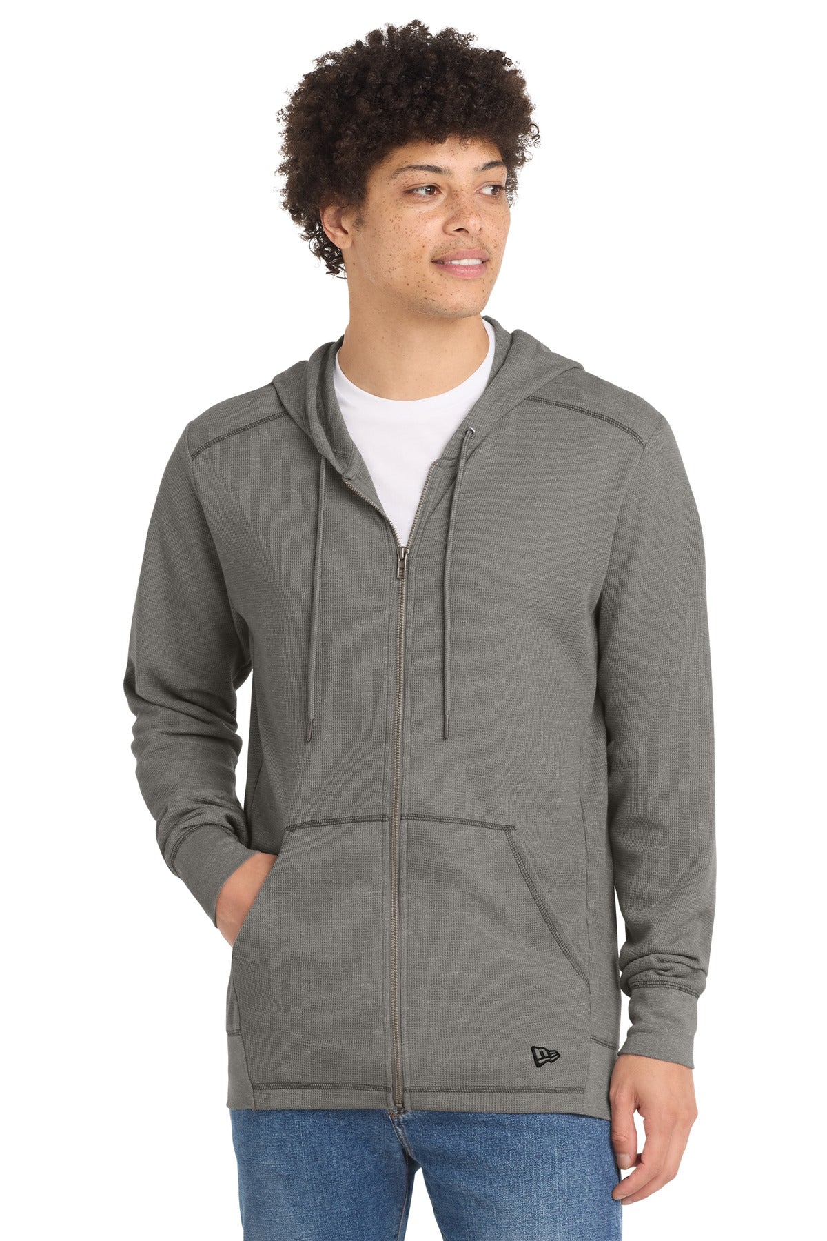 New Era® Thermal Full-Zip Hoodie NEA141