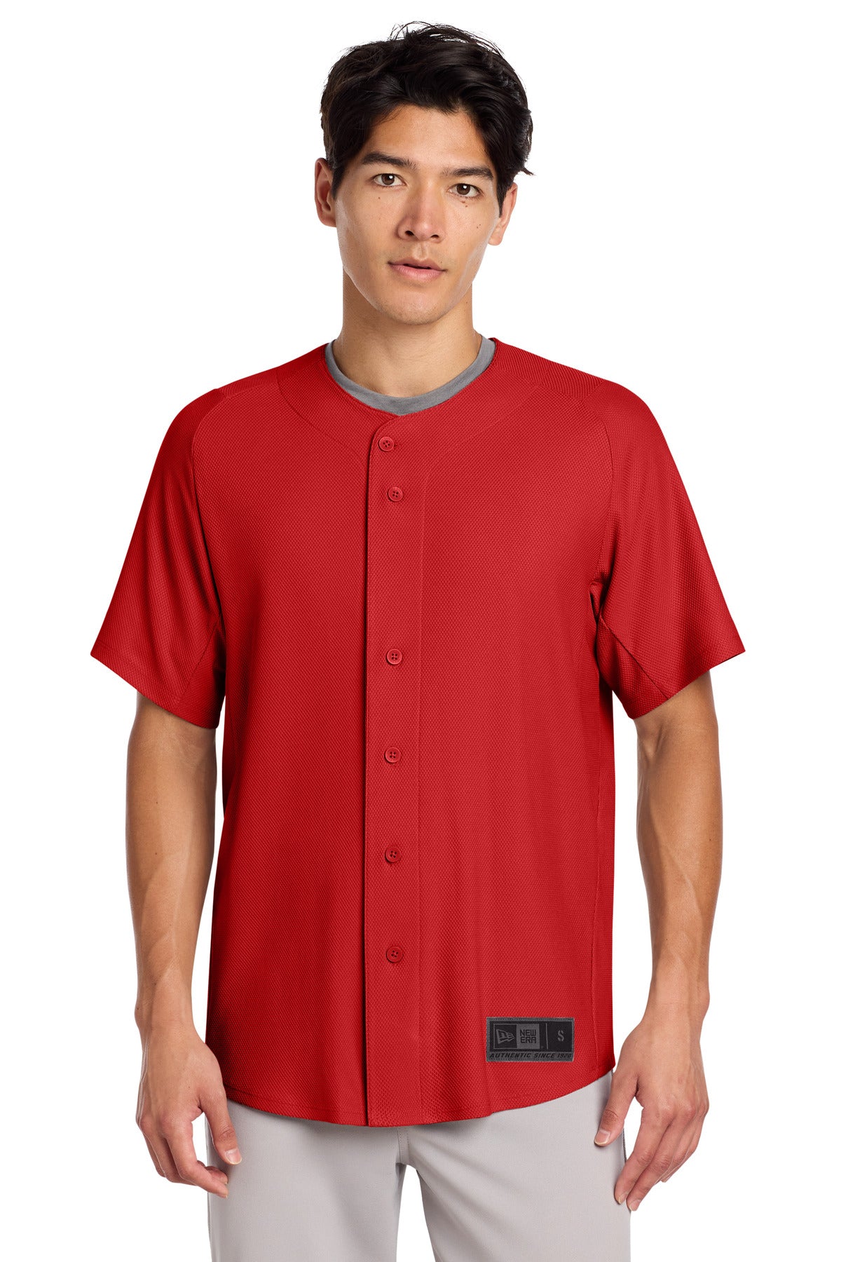 New Era ® Diamond Era Full-Button Jersey. NEA220