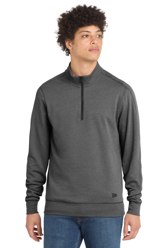 New Era ® Tri-Blend Fleece 1/4-Zip Pullover. NEA512