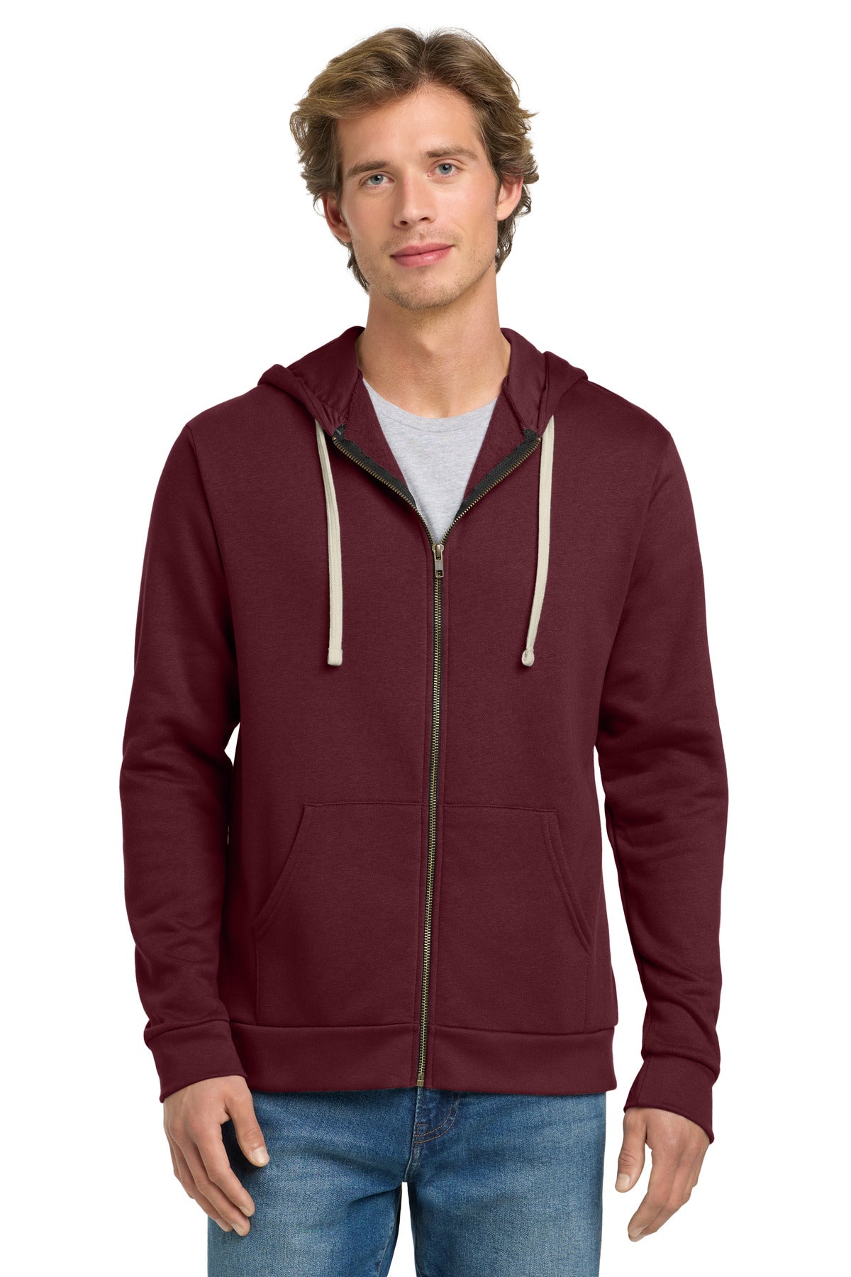 Next Level Apparel® Adult Santa Barbara Zip Hoodie. NL9602