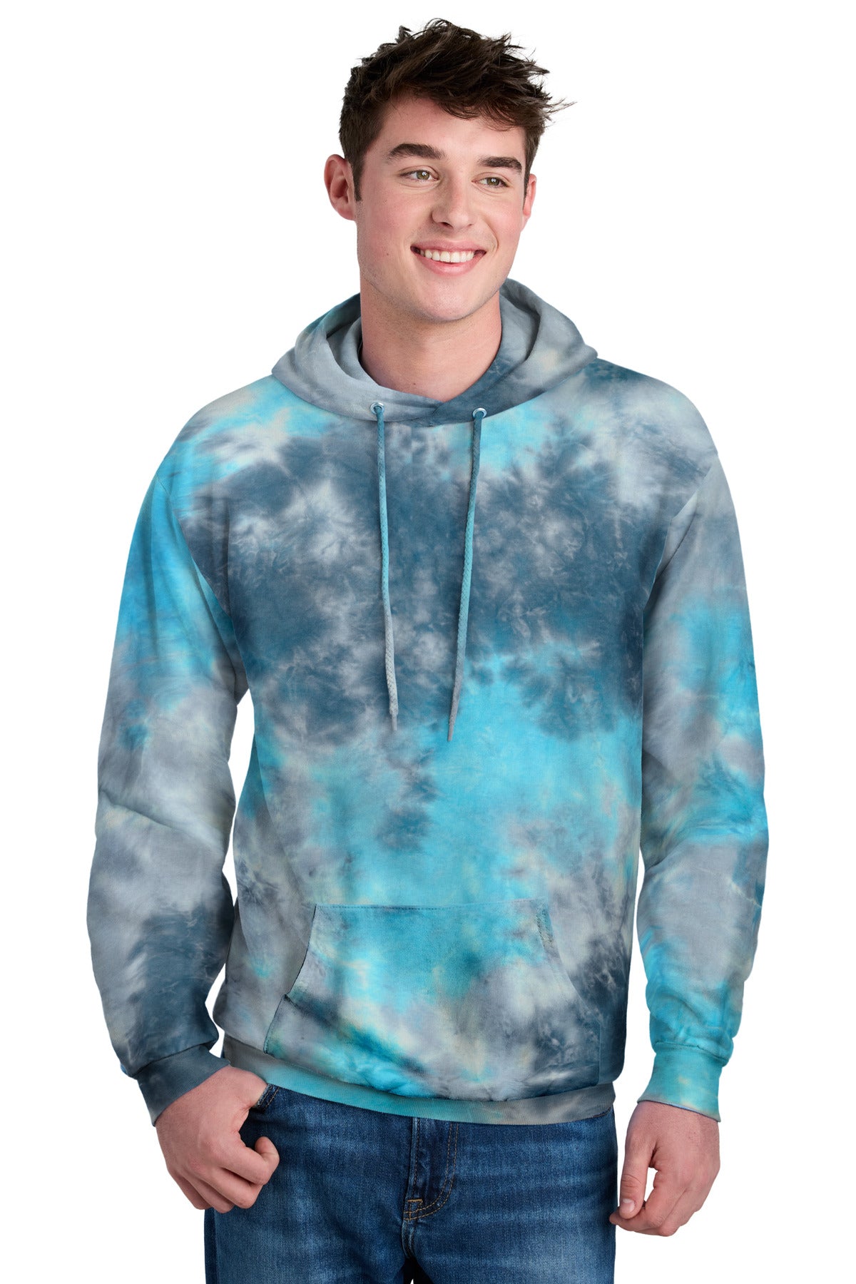 Port & Co™ Crystal Tie-Dye Pullover Hoodie PC144