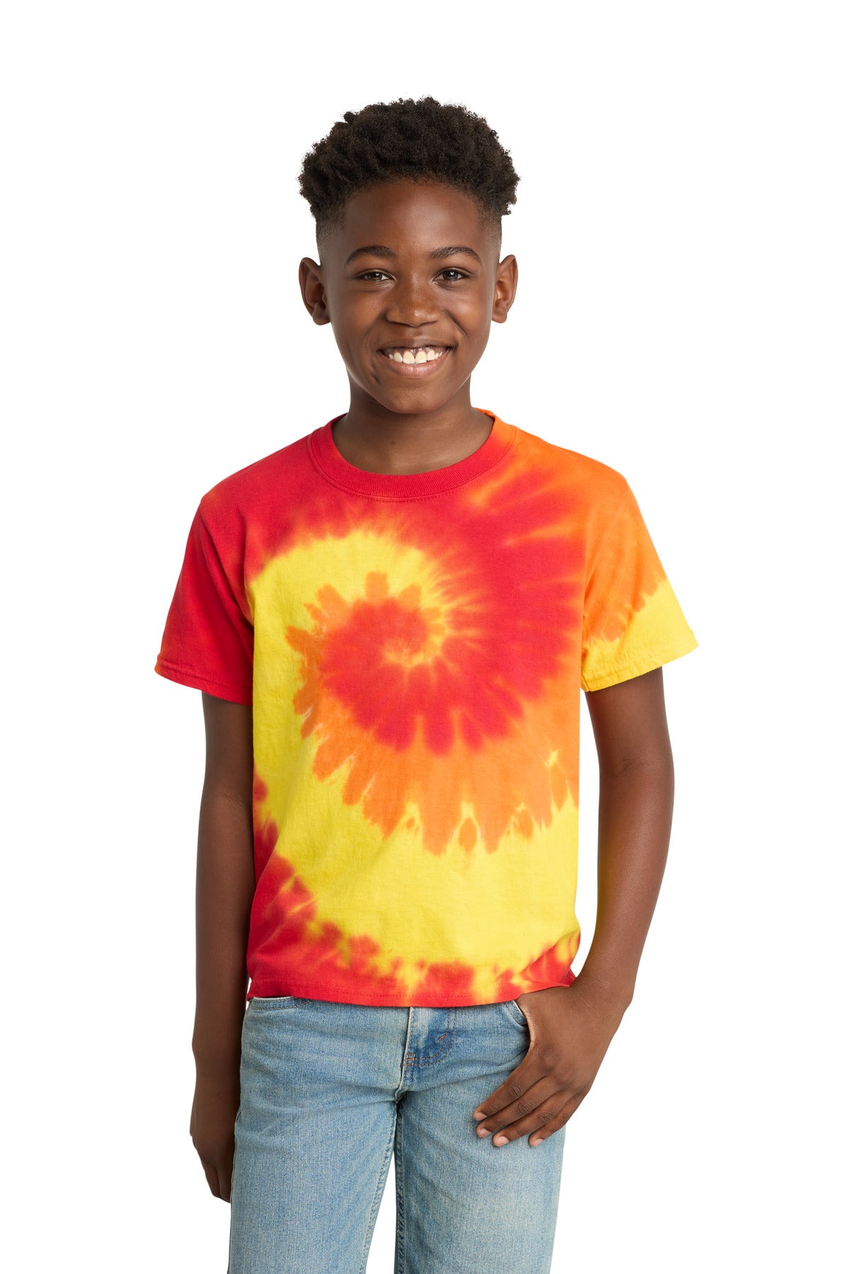 Port & Co™ Youth Tie-Dye Tee. PC147Y
