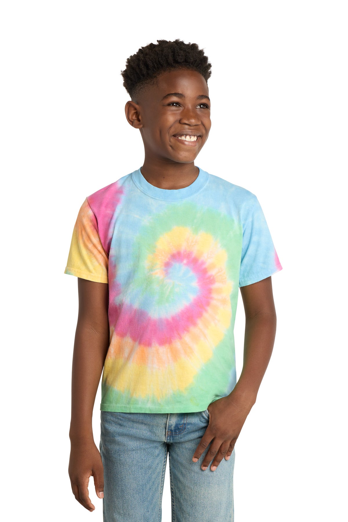 Port & Co™ Youth Tie-Dye Tee. PC147Y