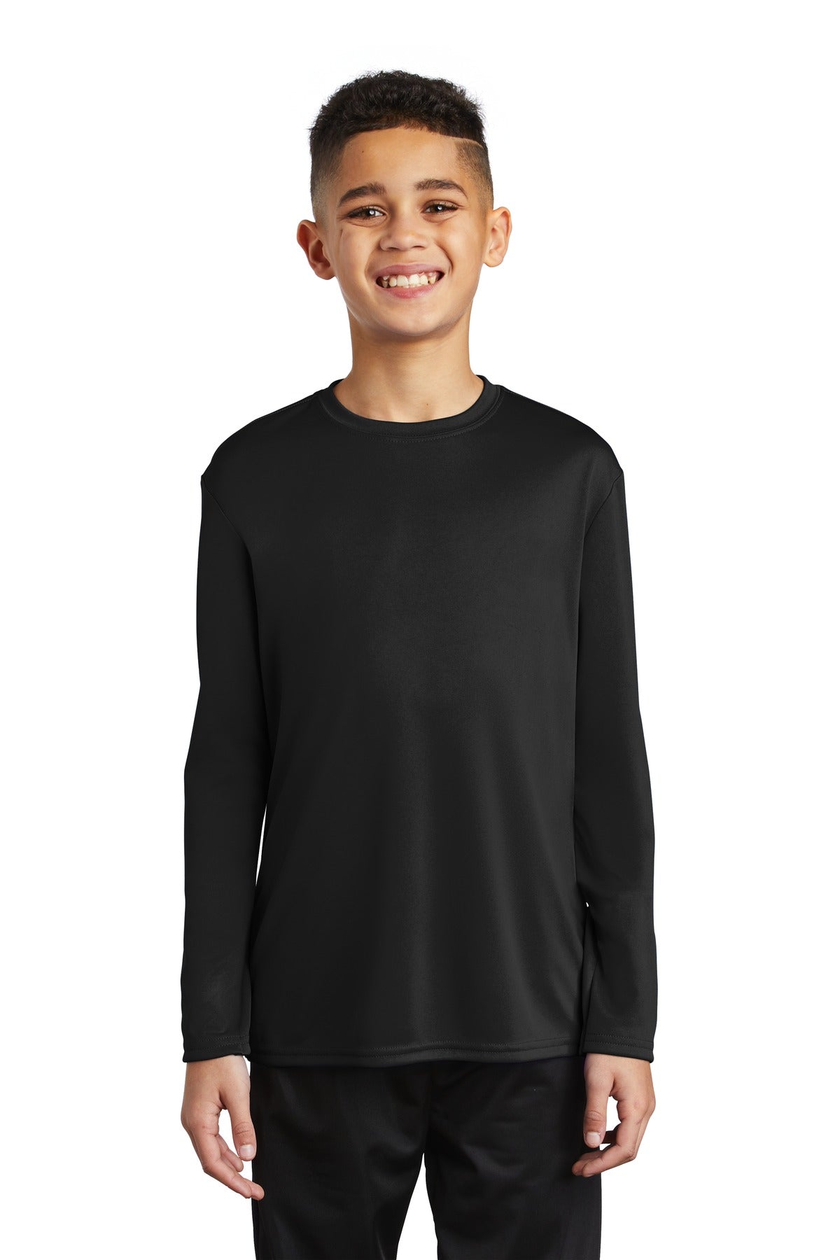 Port & Co™ Youth Long Sleeve Performance Tee PC380YLS