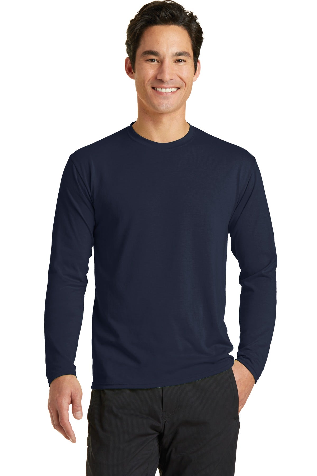 Port & Co™ Long Sleeve Performance Blend Tee. PC381LS