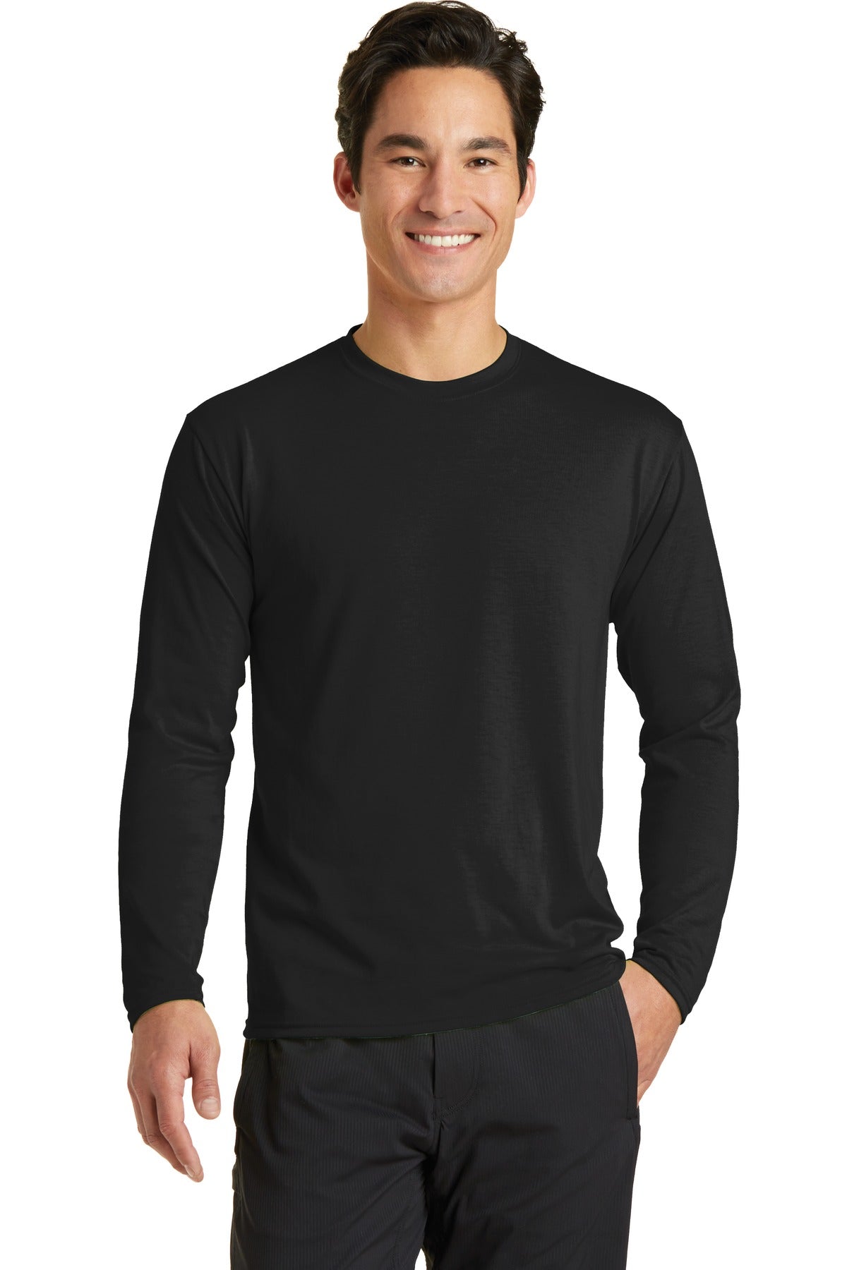 Port & Co™ Long Sleeve Performance Blend Tee. PC381LS