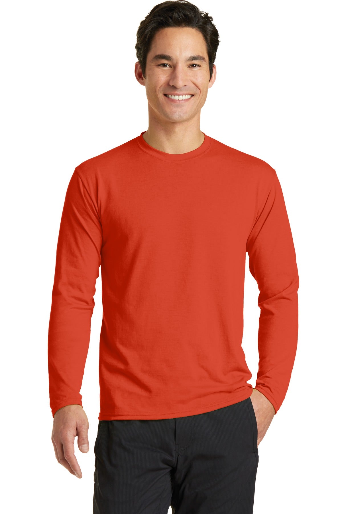 Port & Co™ Long Sleeve Performance Blend Tee. PC381LS