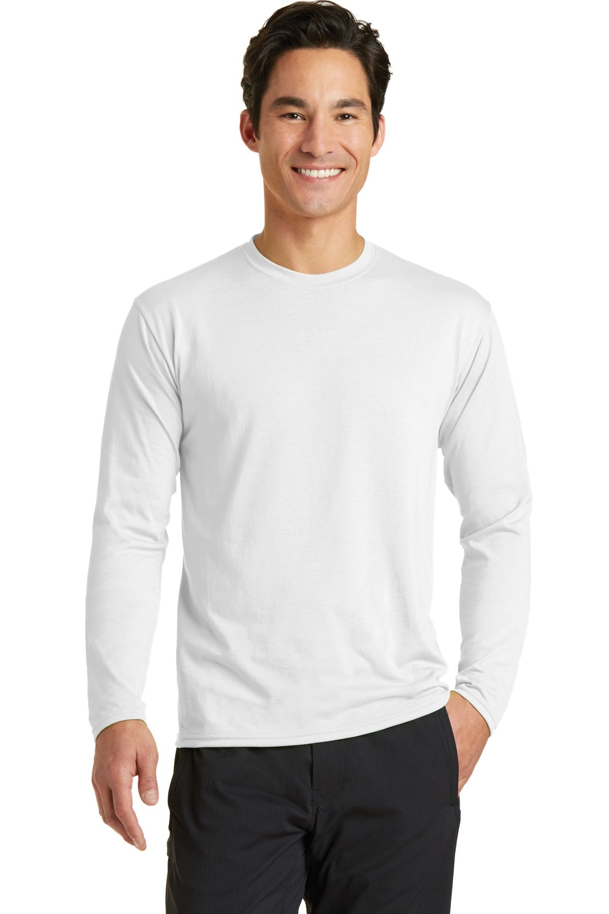 Port & Co™ Long Sleeve Performance Blend Tee. PC381LS