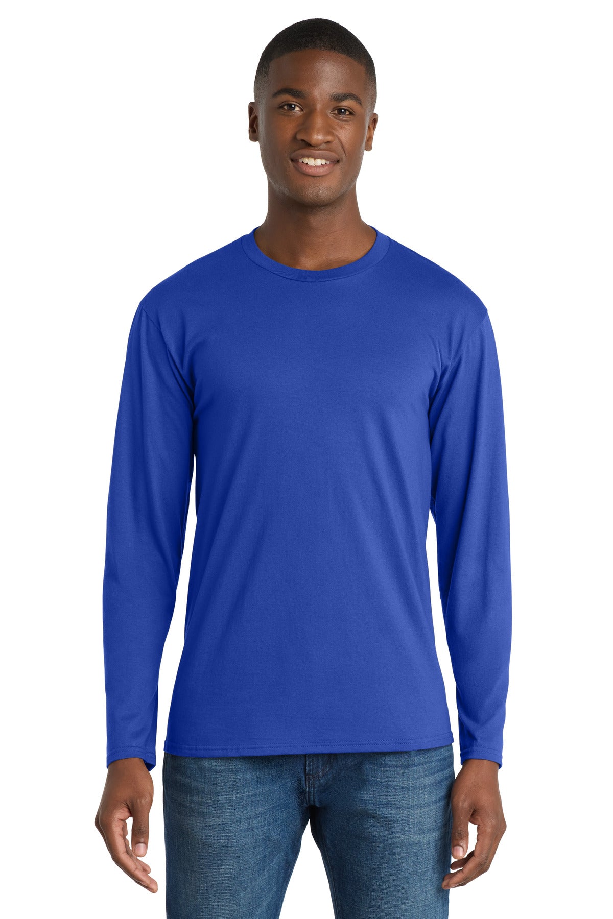 Port & Co™ Long Sleeve Fan Favorite Tee. PC450LS