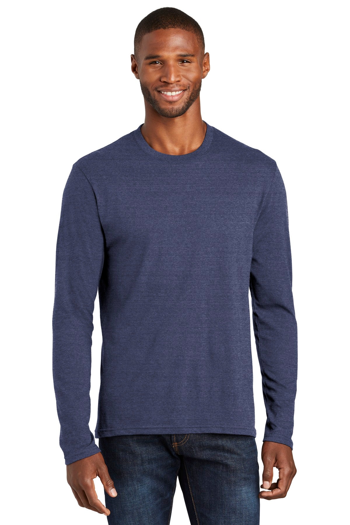 Port & Co™ Long Sleeve Fan Favorite ™ Blend Tee. PC455LS