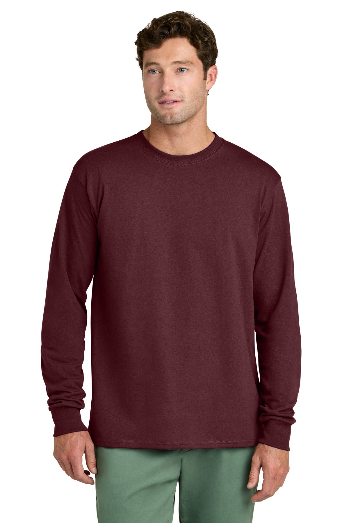 Port & Co™ Long Sleeve Core Cotton Tee. PC54LS
