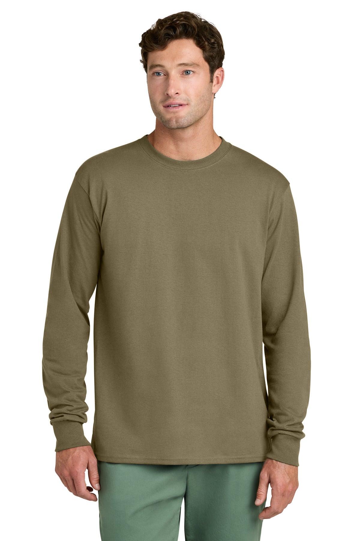 Port & Co™ Long Sleeve Core Cotton Tee. PC54LS