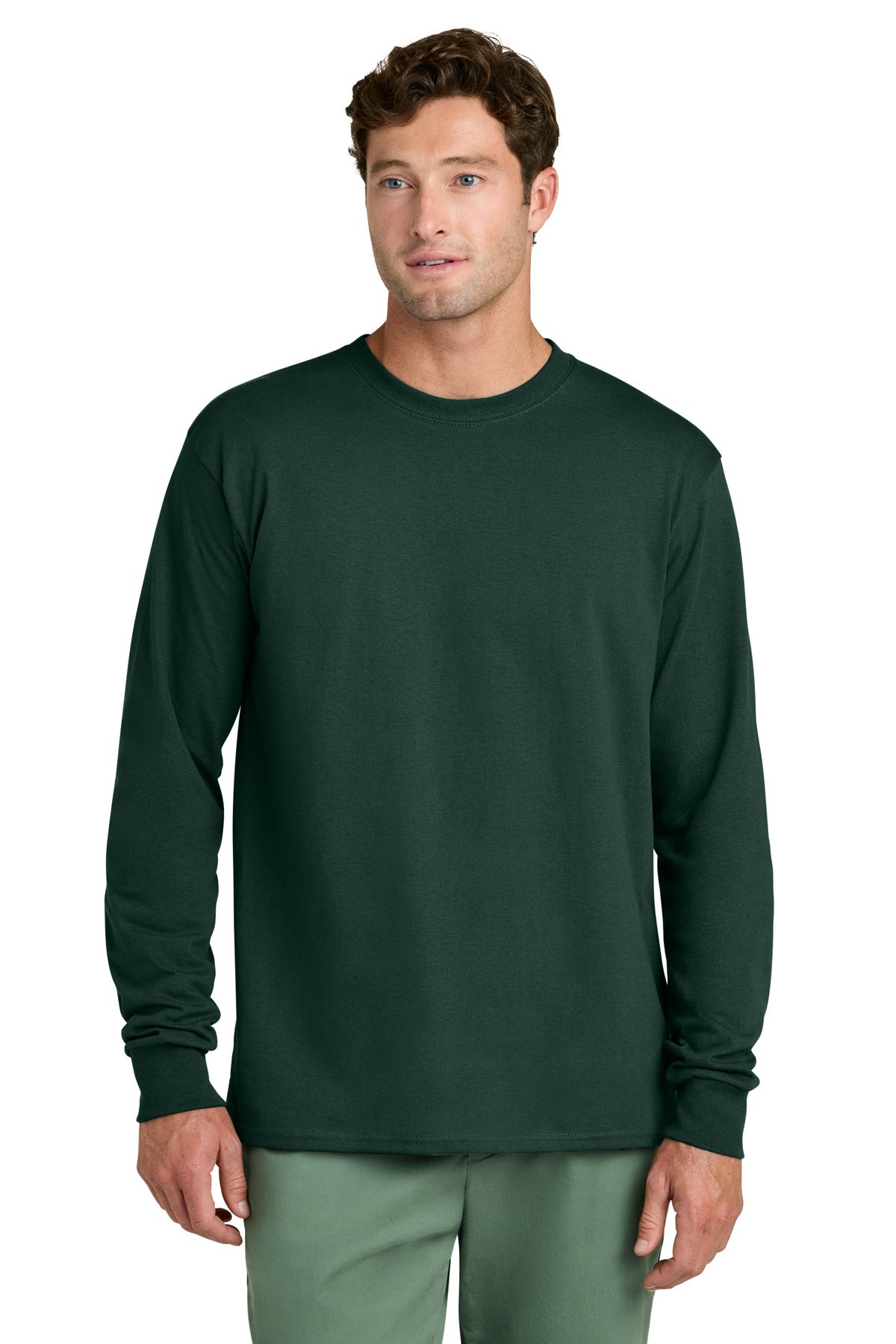 Port & Co™ Long Sleeve Core Cotton Tee. PC54LS