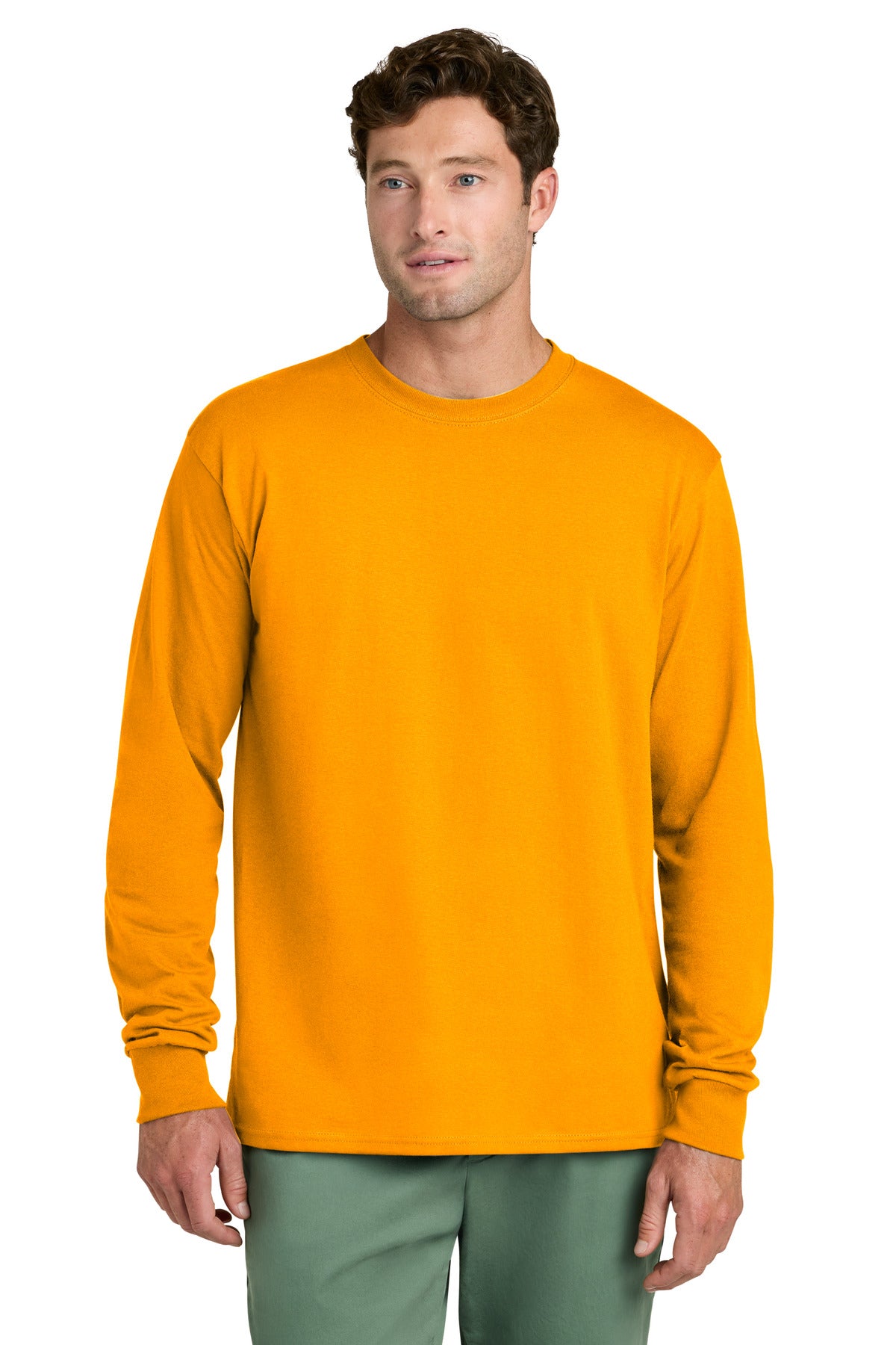 Port & Co™ Long Sleeve Core Cotton Tee. PC54LS