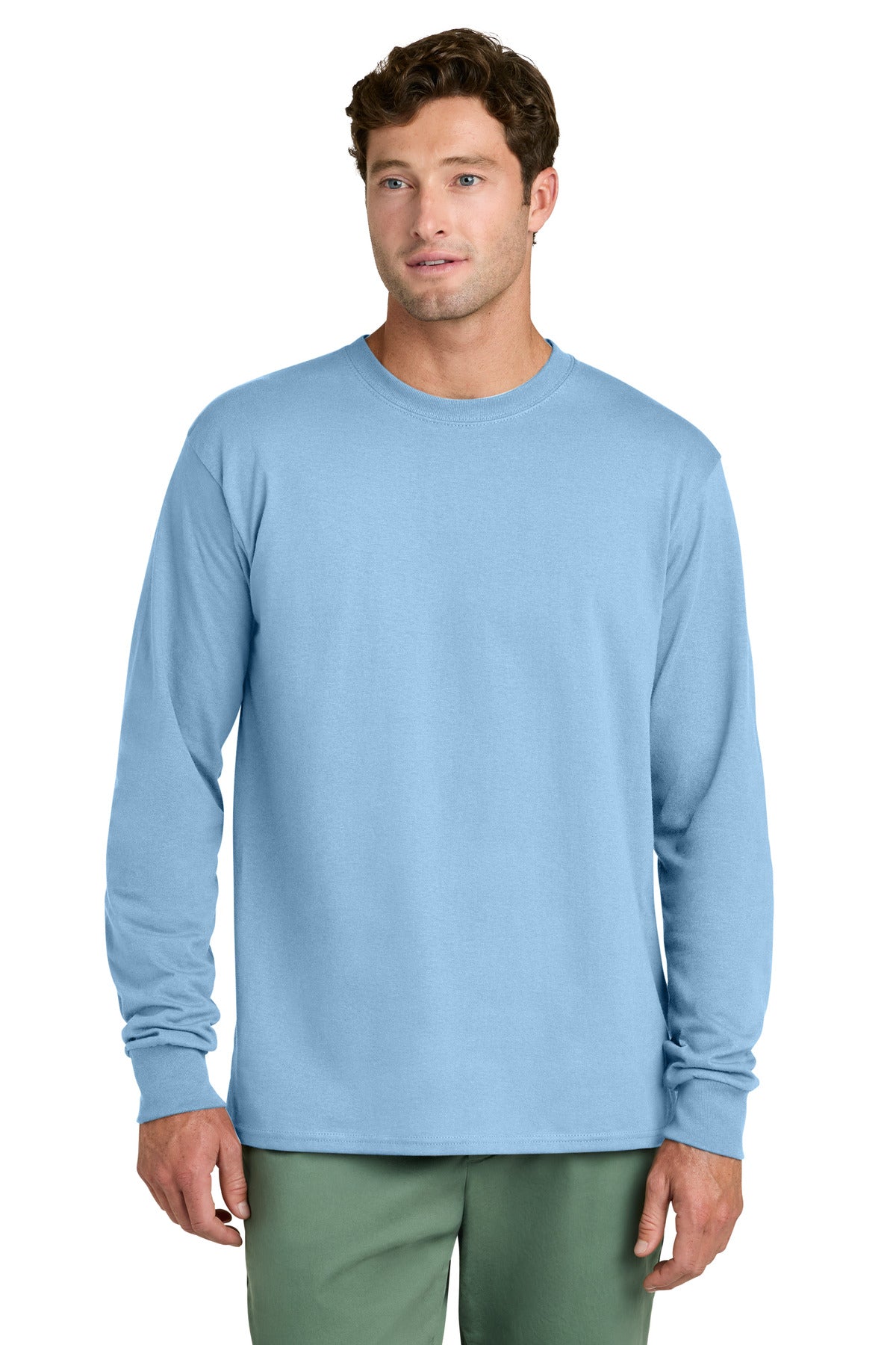 Port & Co™ Long Sleeve Core Cotton Tee. PC54LS