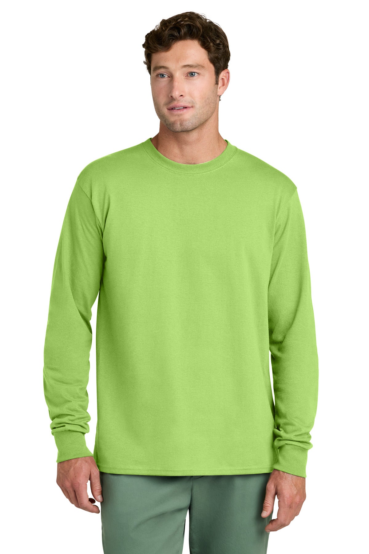 Port & Co™ Long Sleeve Core Cotton Tee. PC54LS