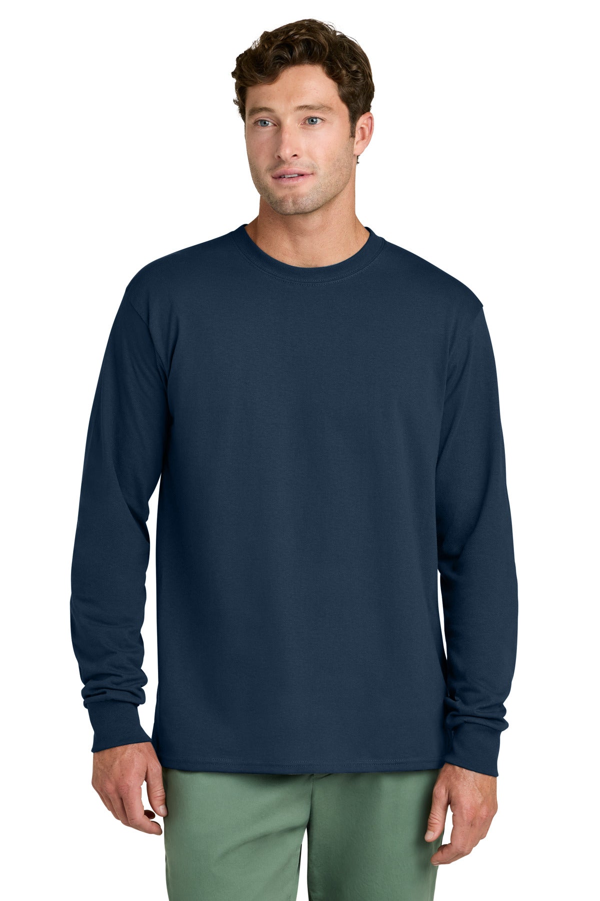 Port & Co™ Long Sleeve Core Cotton Tee. PC54LS