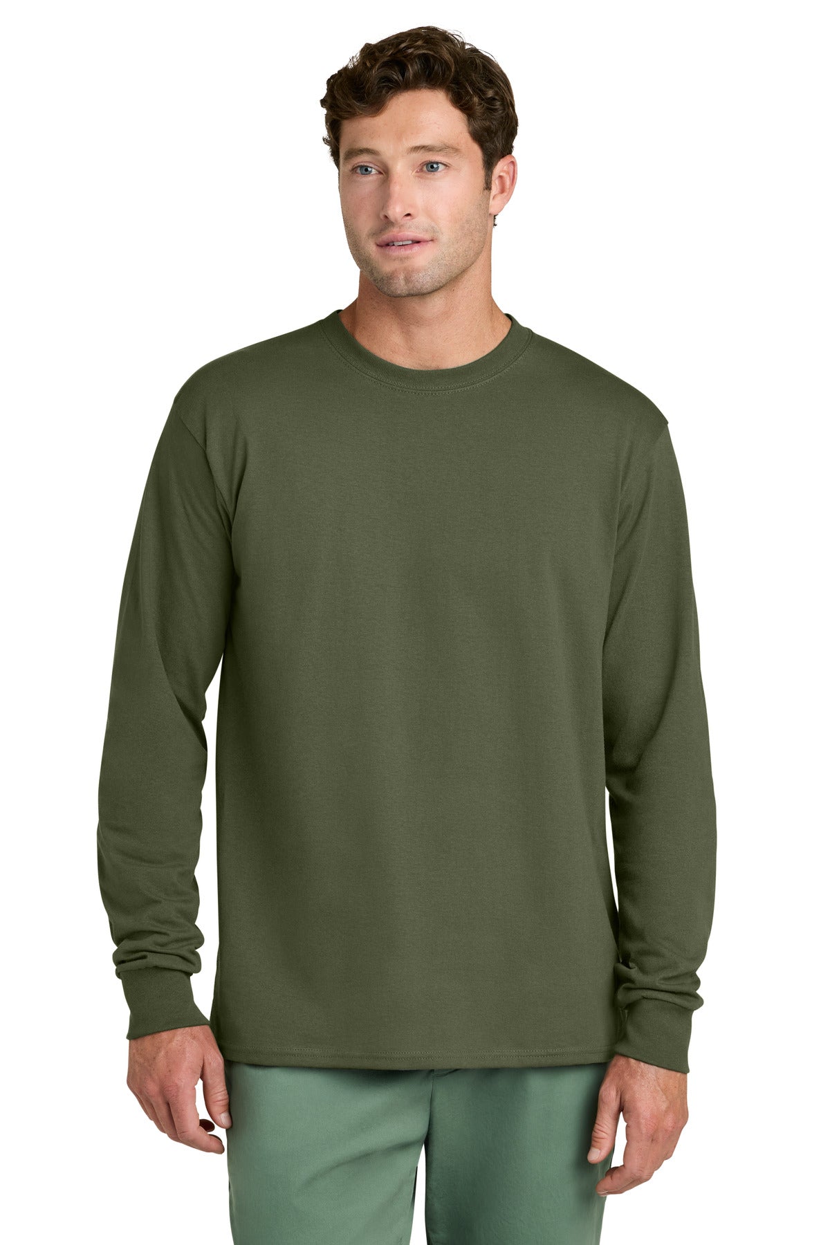 Port & Co™ Long Sleeve Core Cotton Tee. PC54LS