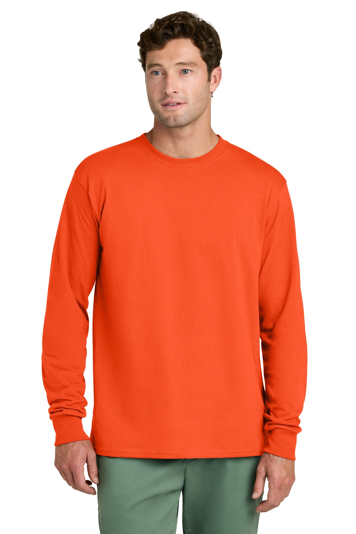 Port & Co™ Long Sleeve Core Cotton Tee. PC54LS