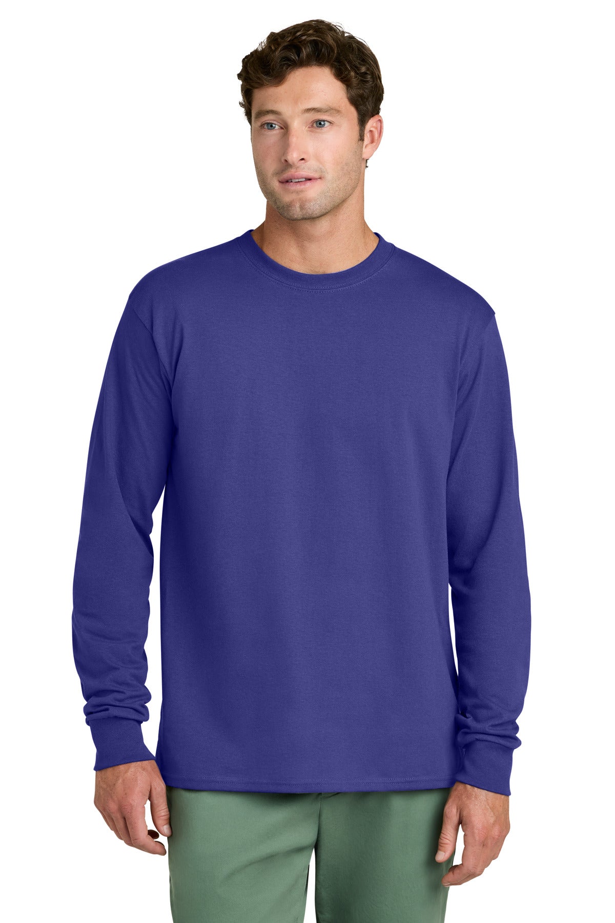 Port & Co™ Long Sleeve Core Cotton Tee. PC54LS